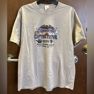 Port & Company Tan Graphic Tee